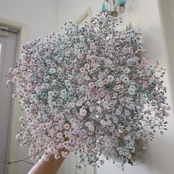 " flower cloud " ガーランド ☁︎ かすみ草 ドライフラワー ブーケ フレッシュ 11枚目の画像