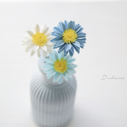 アロマストーン*まるくてかわいい3色小花～ブルー 6枚目の画像