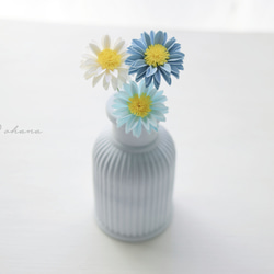 アロマストーン*まるくてかわいい3色小花～ブルー 3枚目の画像