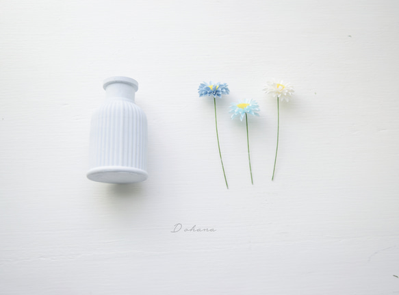 アロマストーン*まるくてかわいい3色小花～ブルー 7枚目の画像