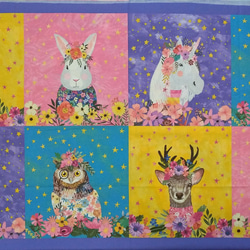 C&S field of flower ミナペルホネン《check pinkish yellow