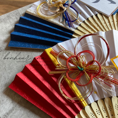 bonheur＊unaオリジナル》【＊】扇子プロップス＆ガーランド｜前