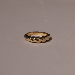 cvtvlist リング22号　調節可 silver925 2個セット単品も可 シルバー925〉ツイストボリューム リング シルバー地金指輪〈SVR088