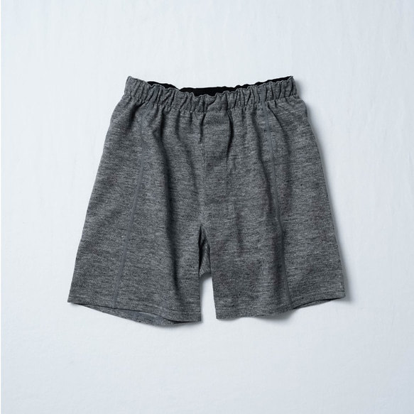 [wau] [Linen Trunks] 柔軟親膚亞麻內衣/麻灰色 b014m-mgr2 第15張的照片