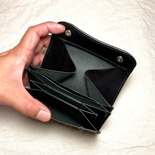 現品限り・限定価格】会計をスマートにするコンパクト財布｜栃木レザー