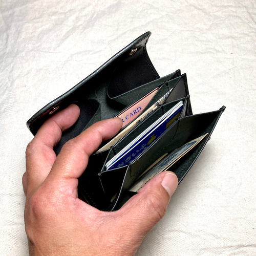 現品限り・限定価格】会計をスマートにするコンパクト財布｜栃木レザー