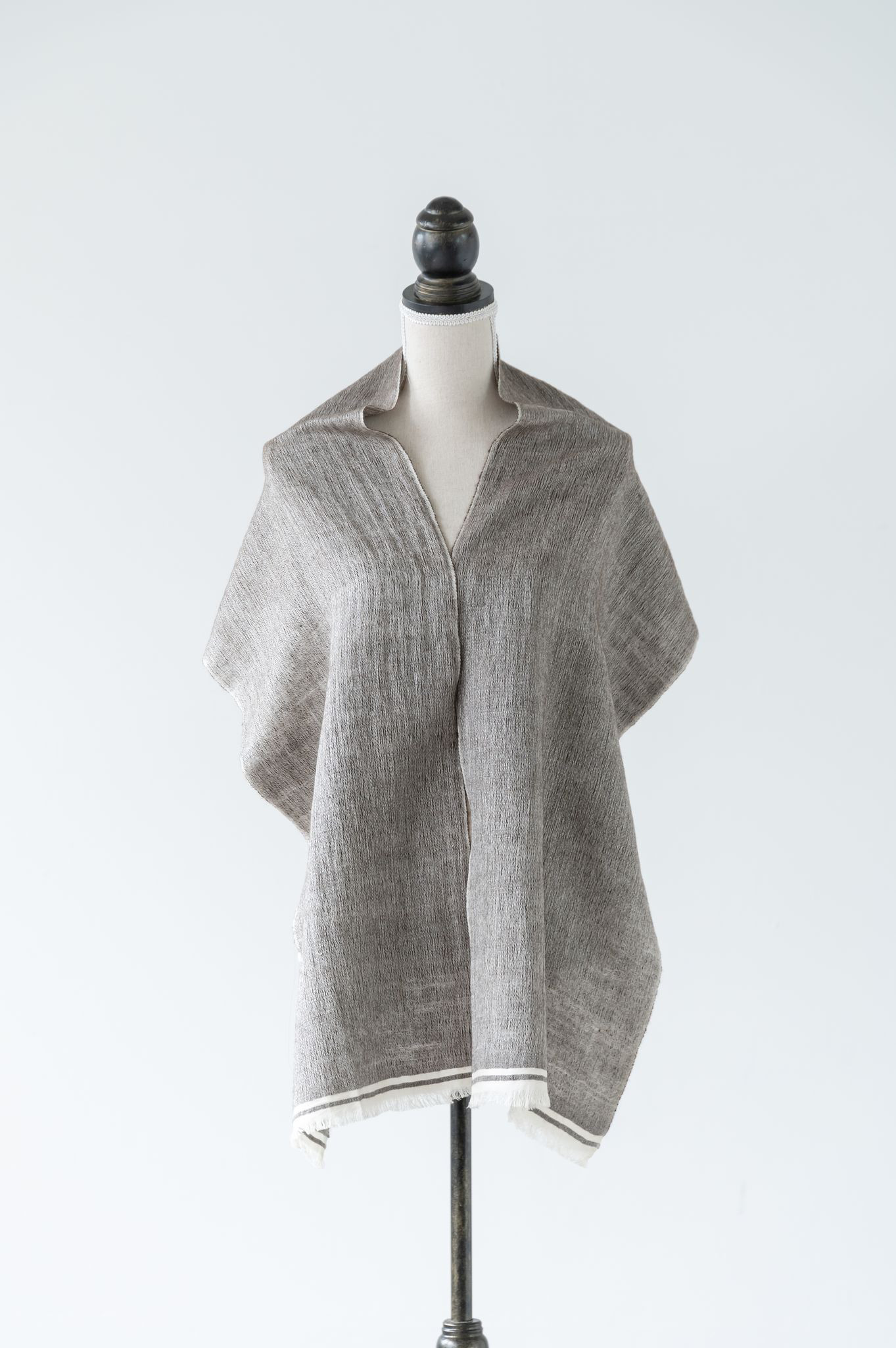 ヤクとシルクのマフラー