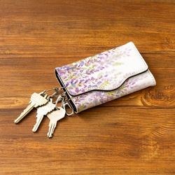 【花咲く傘】藤の花【晴雨兼用】【Hanayukiオリジナルアート】撥水 18枚目の画像