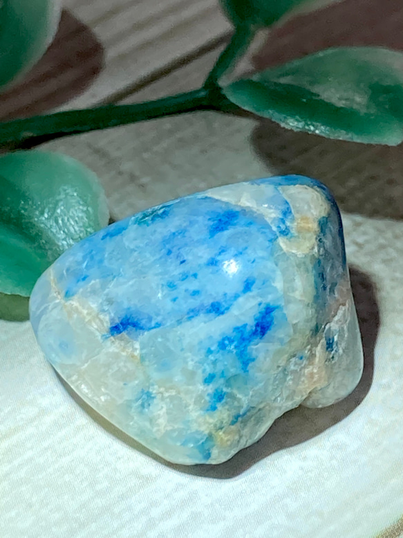 予知・予言の石✨　アズライト　藍銅鉱　タンブル　アジュライト 2枚目の画像