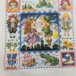 クロスステッチ完成品美女と野獣(即日発送) その他置物 糸猫工房