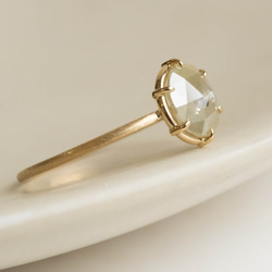 Hexagon Beige Diamond ring 4枚目の画像