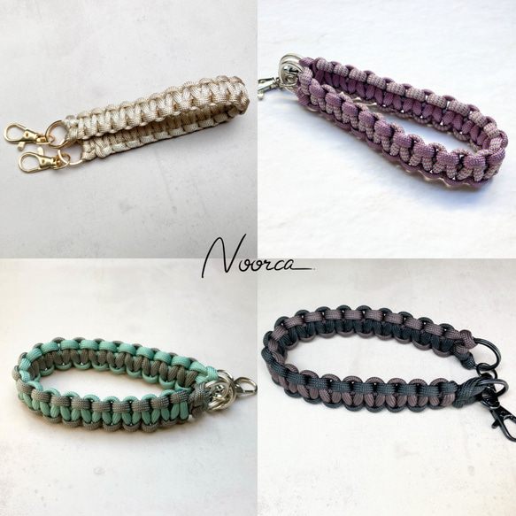 パラコード　スマホハンドストラップ　カラーオーダーページ a09】ハンドストラップ スマホ オーダーメイド パラコード 平編み 手機