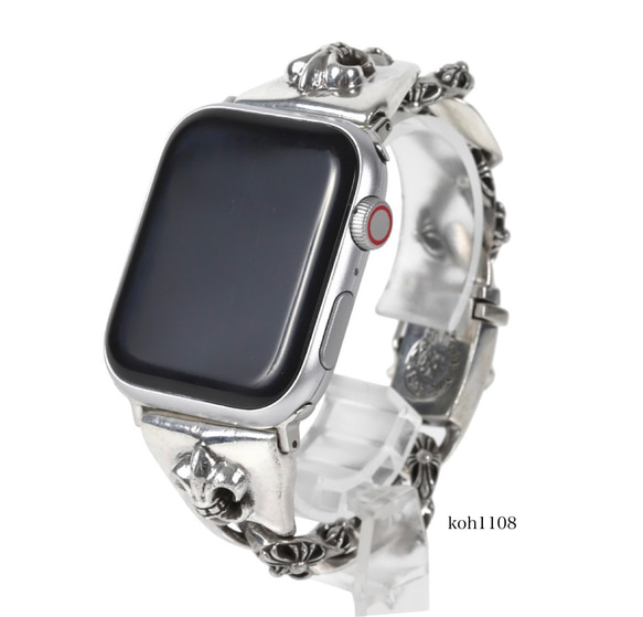 Apple Watch アップルウォッチ シルバー メンズ ブレスレット Apple Watch アップルウォッチ シルバー メンズ ブレスレット