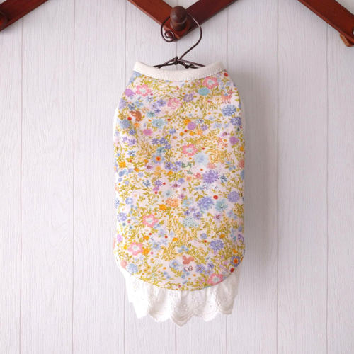 犬服ハンドメイド チューリップトップス 犬服ハンドメイド くま