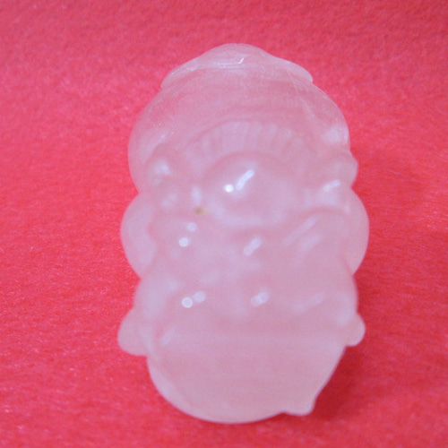 No.F-24 天然石 置物 ローズクォーツ神獣 ヒキュウ ロングイ