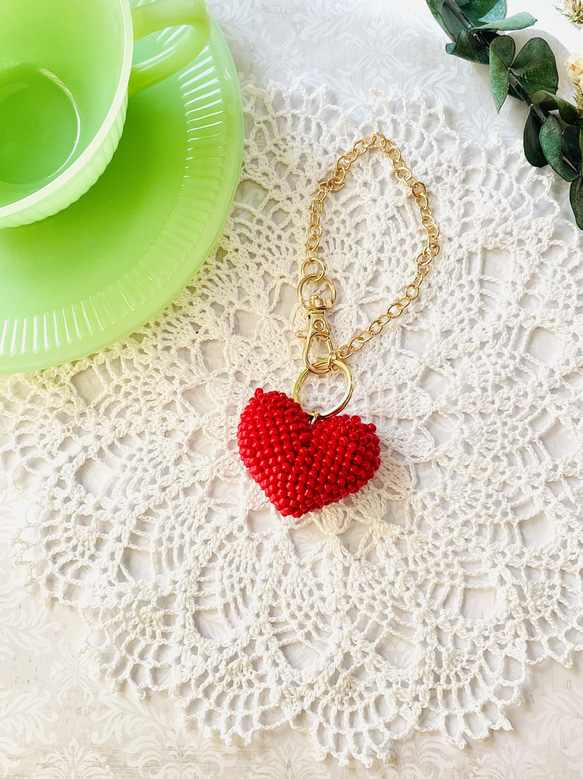 SOLD◆ ハンドメイド 月 チャーム キーホルダー ビーズ バッグチャーム SOLD◇ ハンドメイド 月 チャーム キーホルダー ビーズ バッグチャーム