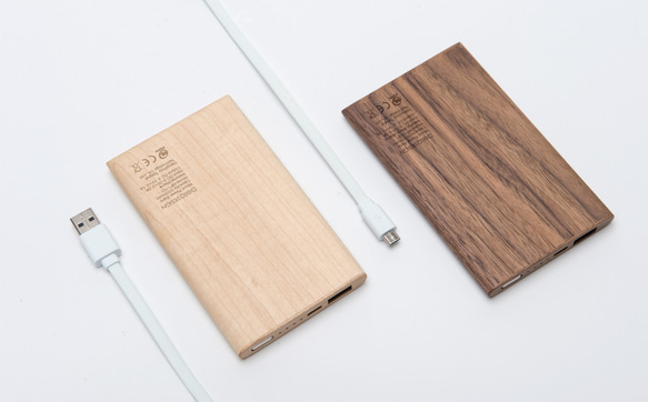 belaDESIGN ベラデザイン　文具・筆記用品　Wood Mobile Power（10000mAh） 7枚目の画像