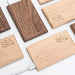 belaDESIGN ベラデザイン　文具・筆記用品　Wood Mobile Power（10000mAh） 13枚目の画像