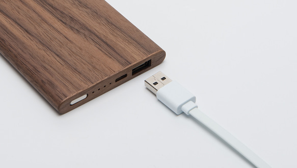 belaDESIGN ベラデザイン　文具・筆記用品　Wood Mobile Power（10000mAh） 5枚目の画像