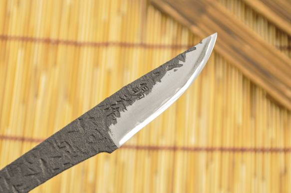 Akinosaku Tosa Forged [Craft All-Purpose Knife] Tosa 原創白鋼雙刃無殼 (1 第4張的照片