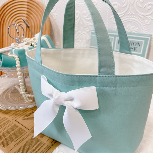 TIFFANY&Co. TIFFANY＆Co. ティファニー バイカラー 2WAYトート