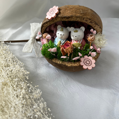 ブッダナッツのひな祭りアレンジ ひな祭り ひな祭りアレンジメント 
