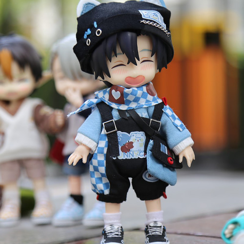 オビツ11 猫猫出発！セット 1/12ドール服 ドールウェア gsc OB11