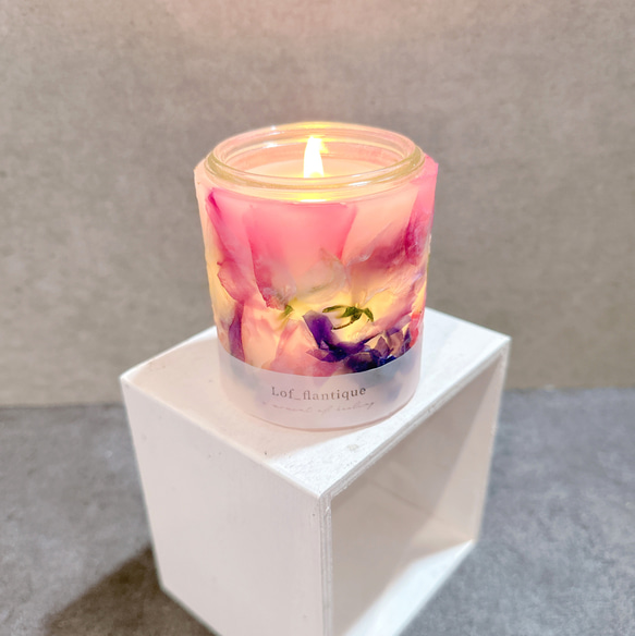 Botanical flower candle(スイートピー)再販‼︎ LEDティーライトキャンドル 送料無料 6枚目の画像