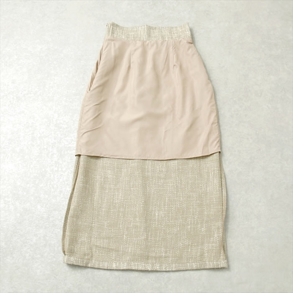 ｴﾄﾗﾝｾﾞꕤIラインシルエットでクラシックな雰囲気のツイードタイトスカート et11059714 8枚目の画像