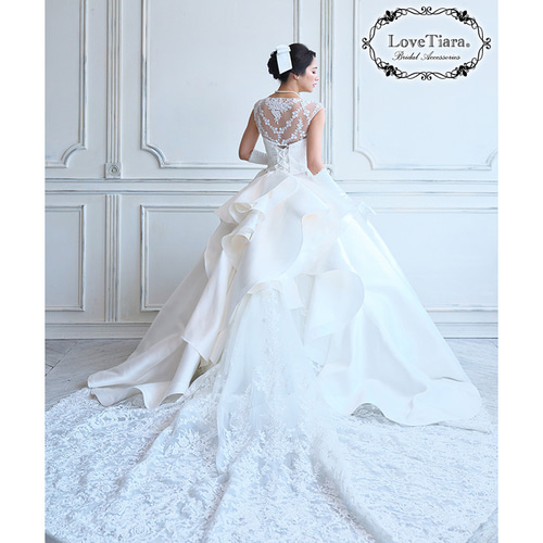 ヘッドドレス【プレシャスリボン】H-172|ウエディング 結婚式 ヘッドドレス【プレシャスリボン】H-172|ウエディング 結婚式