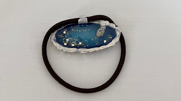 【春と柴犬のヘアゴム】タビシバ 秘湯めぐり〜夜桜の湯〜 3枚目の画像