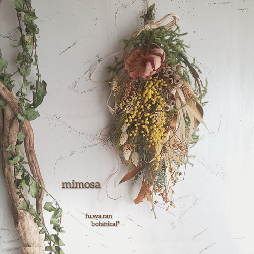 専用感謝sale＊大輪サルフレア＆グレビレア ドライフラワーリース