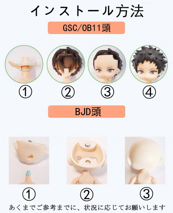 オビツ11 OB11 素体 2種類 4色 BJD GSC ドールの体 7枚目の画像