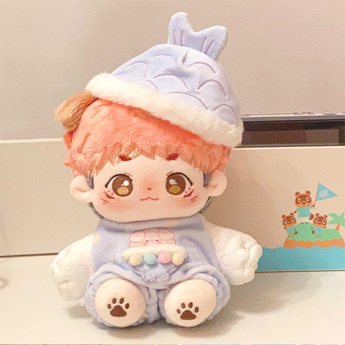 20cmぬいぐるみ服 着せ替えぬいぐるみ かわいい 蜂／魚パジャマ