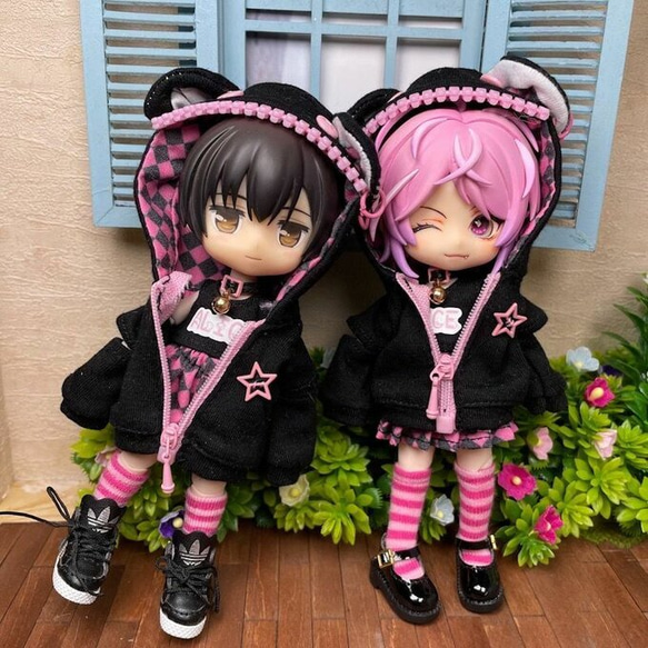 mao:、オビツ11・ねんどろいどどーる服 オビツ11服 ねんどろいど服 5点セットマント ob11ドール服