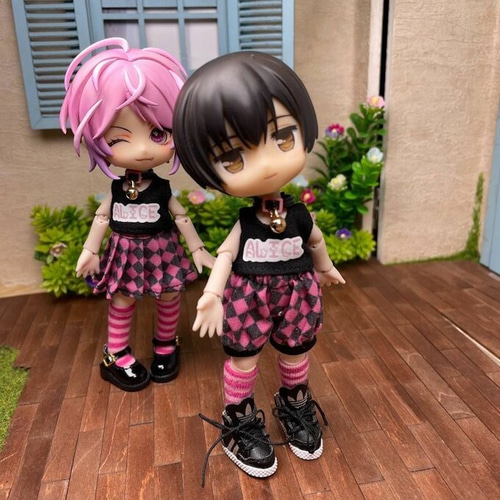 オビツ11服 ねんどろいど服 5点セットマント ob11ドール服
