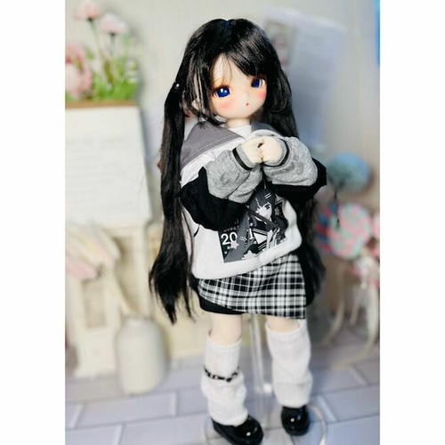 WY614 BJD 4分ドール 衣装 Tシャツ　人形服　5点セット ハンドメ