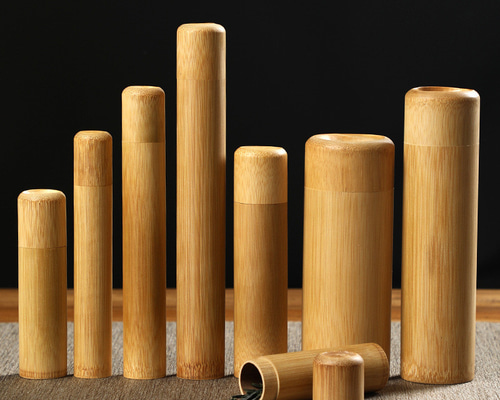 尺八 松水製 竹製 木製ケース付き 尺八 竹製 専用ケース付き（64cm 2尺1寸） 尺八 竹製