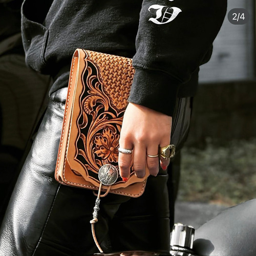 メディスンバッグ ウエストバッグ バイカー カービングバッグ ボディ