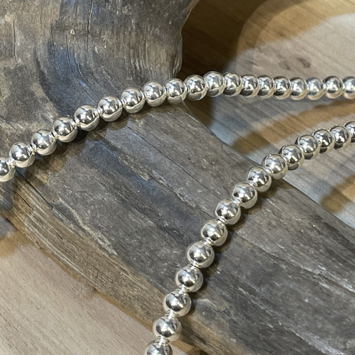 ナバホパール Silver925 5mm45cm ネックレス・ペンダント Regalia鎌倉
