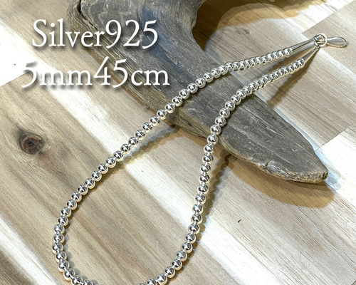 ナバホパール Silver925 5mm45cm ネックレス・ペンダント Regalia鎌倉