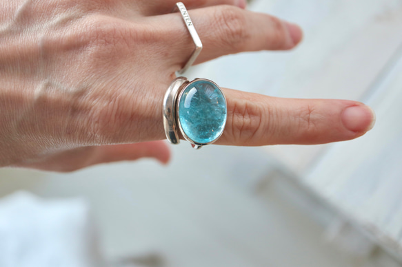 K10WG[人魚のaquamarine]ring 3枚目の画像