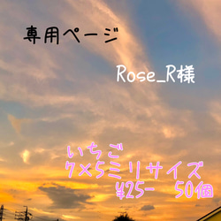 専用ページ Rose_R様 いちご 7×5 50個 1枚目の画像