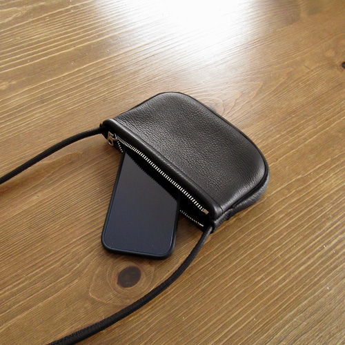 deer skin ショルダーバッグ 鹿革 ニバッグ ミニポーチ スマホケース