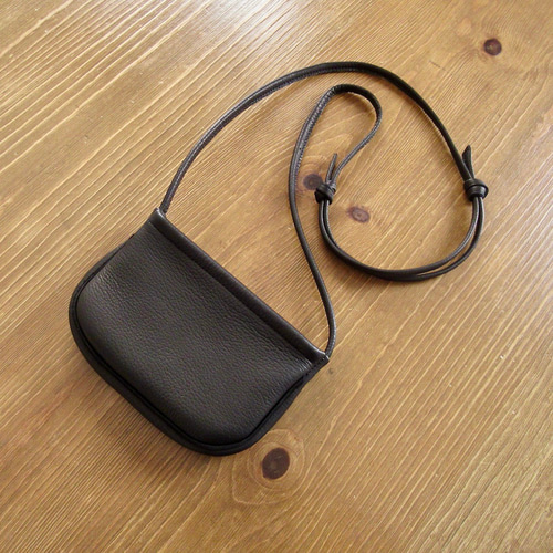 deer skin ショルダーバッグ 鹿革 ニバッグ ミニポーチ スマホケース