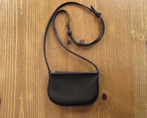 ディアスキン　ショルダーバッグ TADY&KING[ORDER ITEM]ディアスキンショルダーバッグ ブラック 特注