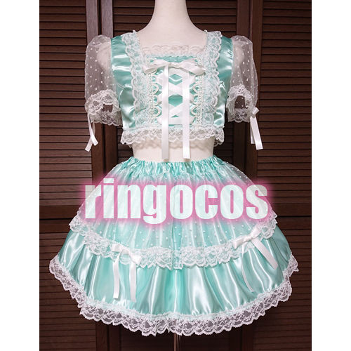 エメラルドグリーン　衣装 山田辰 ツヅキ服 エメラルドグリーン 3L 1-6800-EM-3L 1枚（直送品