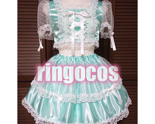 【新品】エメラルドグリーン　衣装　長身さんに♡ 柄 シャツ 長袖 七分袖 七分 ターコイズ グリーン エメラルドグリーン