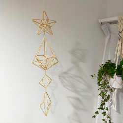 ストローヒンメリ ブラック ☆ミニ2点セット☆ モビール ✫tamama