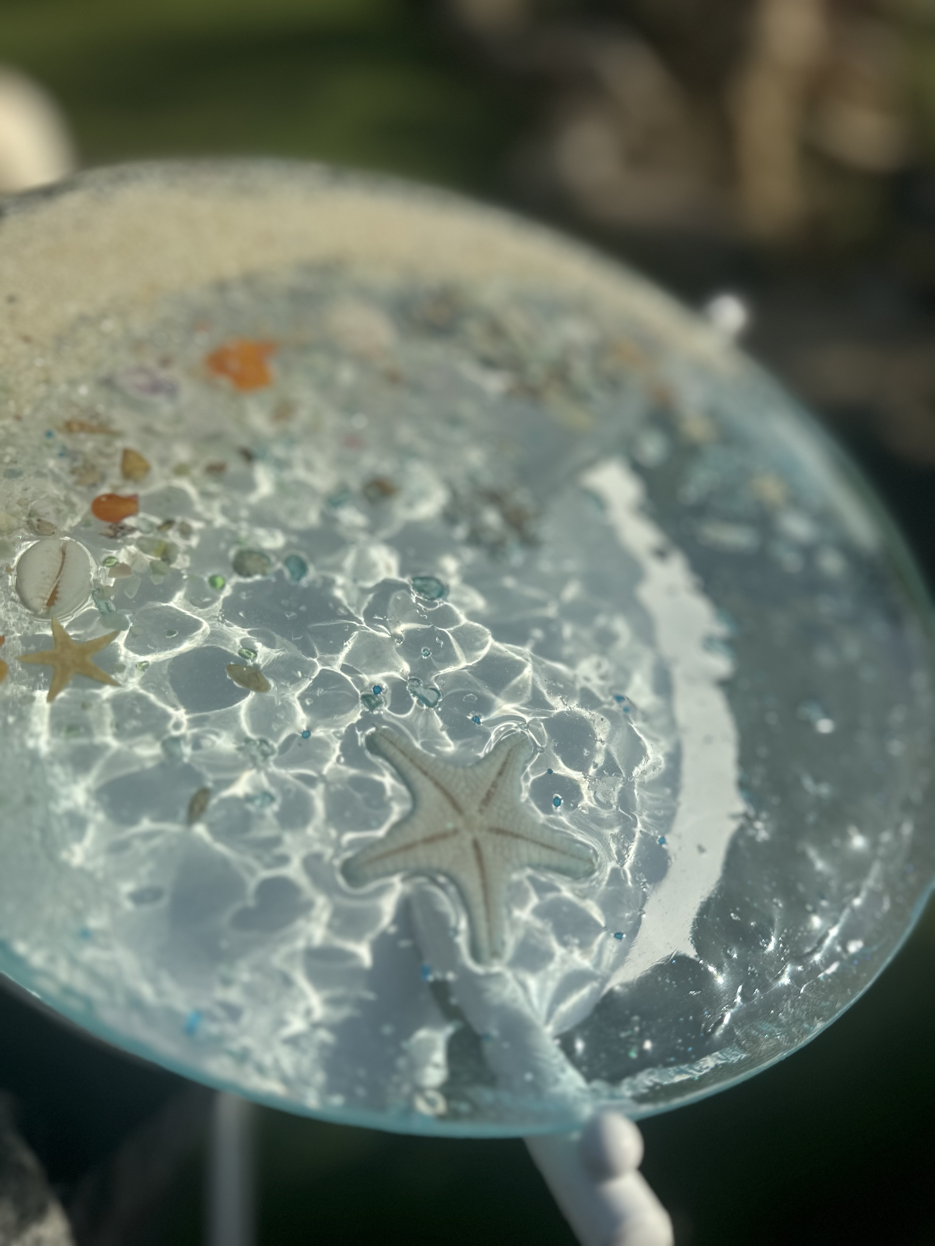 クリアムーンビーチ 水紋の影 穏やかな海とシェルのビーチ
